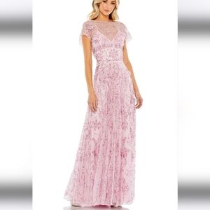 Mac Duggal floral embellished dress size 12